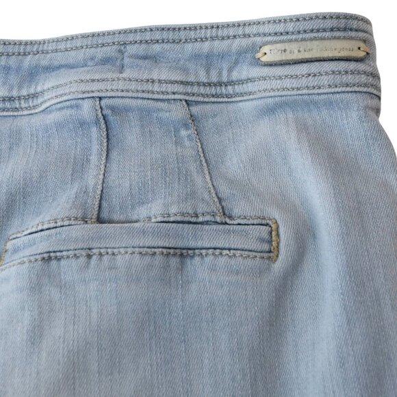 Pilcro Anthropologie High Rise Bootcut Flare Jeans Light Wash Size 30 70's - Picture 4 of 9